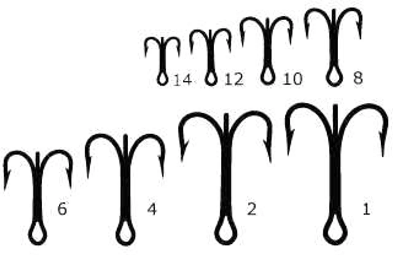 Mustad 35518 Gold Treble Hooks 4 Mustad 35518 Gold Treble Hooks - Image 2