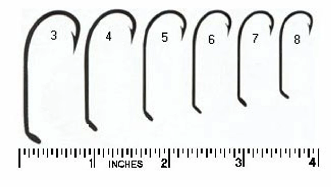Mustad 4011E Hollow Point Virginia Hooks 4 Mustad 4011E Hollow Point Virginia Hooks - Image 2