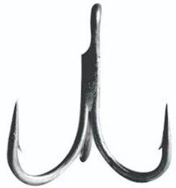 Mustad 36330NP Inline 4X Strong Treble Hooks