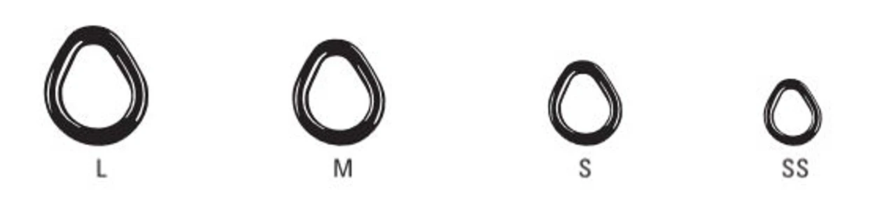 Mustad MA106 Stainless Steel Teardrop Ring 4 Mustad MA106 Stainless Steel Teardrop Ring - Image 2