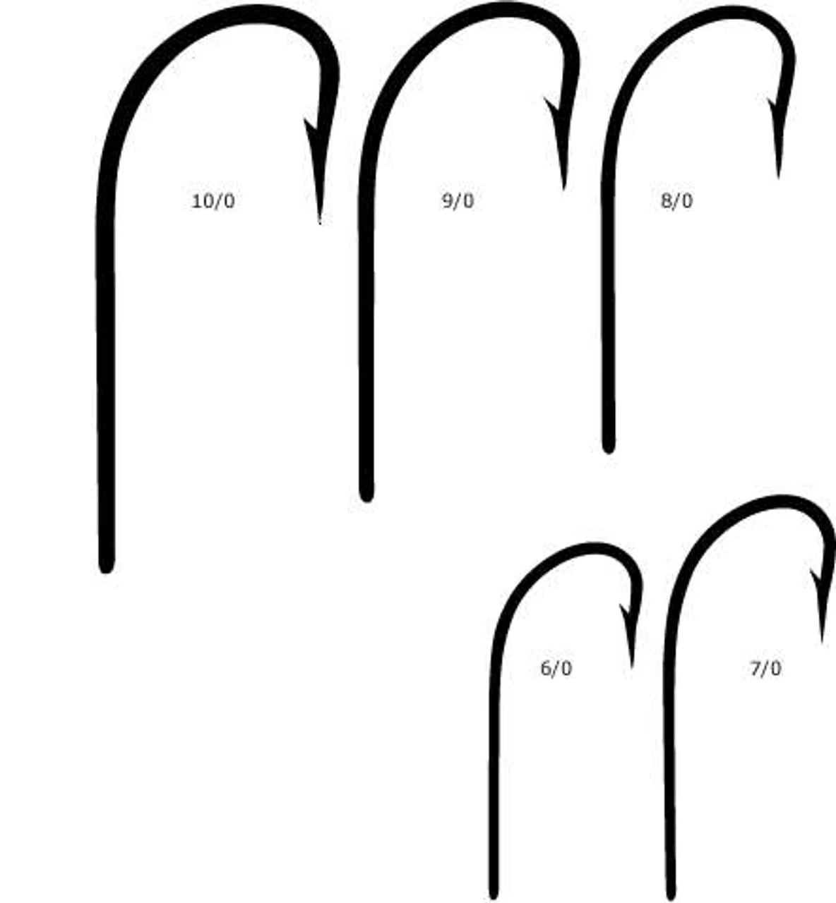 Mustad 3412 OShaughnessy Needle Eye Hooks 4 Mustad 3412 OShaughnessy Needle Eye Hooks - Image 2