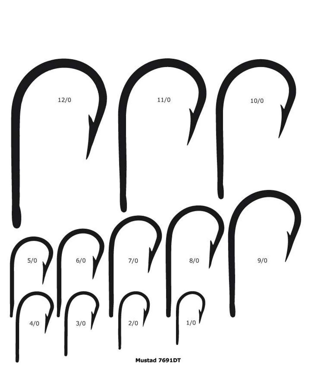 Mustad 7691DT Southern And Tuna Hooks 4 Mustad 7691DT Southern And Tuna Hooks - Image 2