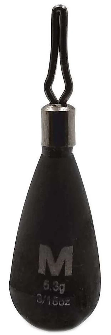 Mustad Tungsten TitanX Teardrop Drop Shot Weights 3 Mustad Tungsten TitanX Teardrop Drop Shot Weights