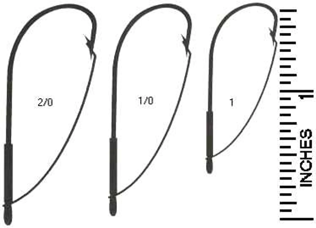 Mustad W3369A Weedless Sproat Hooks 4 Mustad W3369A Weedless Sproat Hooks - Image 2